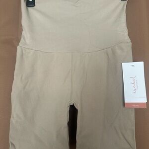 Isabel Maternity by Ingrid & Isabel Tan Biker Shorts